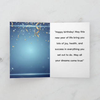 Cartão Un Gran Día Para Celebrar