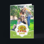 Cartão Unbelievable Godchild Sunflowers and Bees<br><div class="desc">The world's most unbelievable Godchild sunflowers, bumble bees, and text gift ideas in pretty, bold, bright colors of orange, green, red, and yellow. Great birthday, holiday or special occasion gifts for a goddaughter. Cute, sweet and whimsical, these fun feminine gifts will make her smile. Tags: "bright green red yellow orange",...</div>