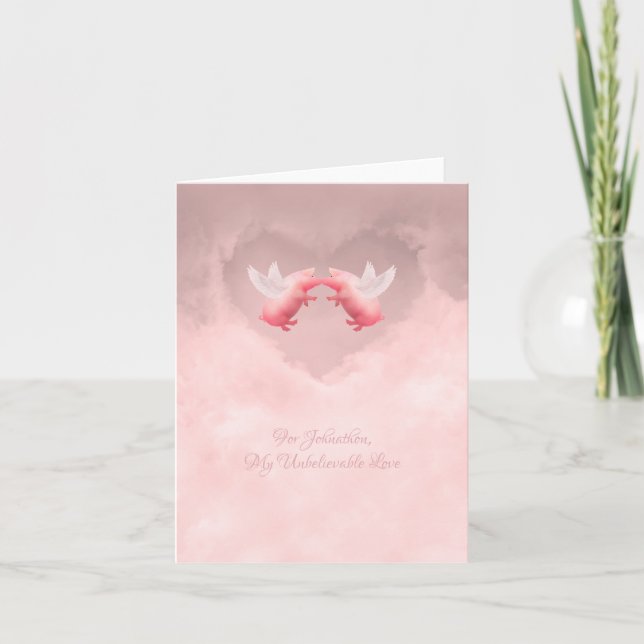 Cartão Unbelievable Love Card (Frente)