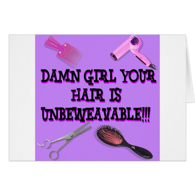 Cartão Unbeweavable (Frente Horizontal)