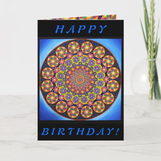 Cartão "Under The Microscope" Birthday Card (Frente)