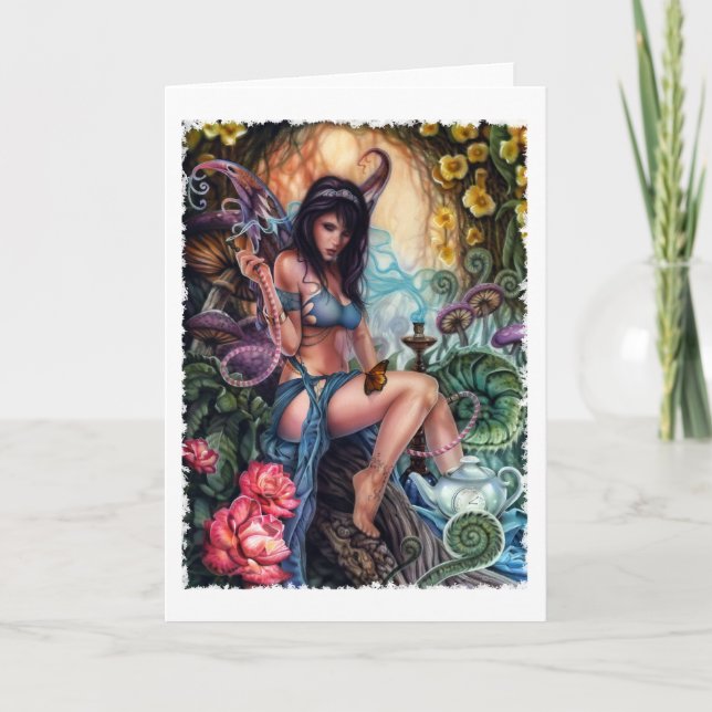 Cartão Unexpected Visitor Greeting Cards (Frente)