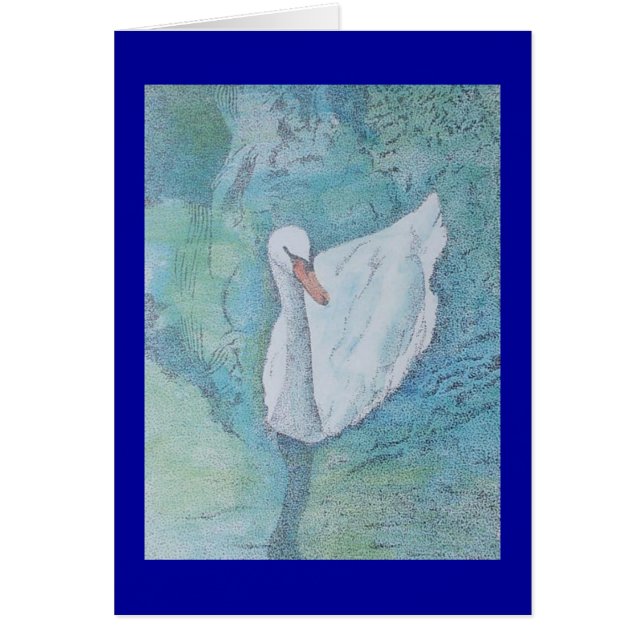 Cartão única cisne (Frente)