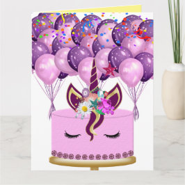cartão Unicorn