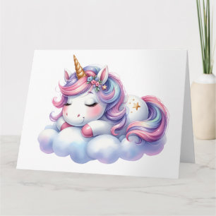 Cartão Unicorn Bonito