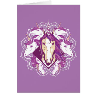 Cartão Unicorn Mandala, Aniversário