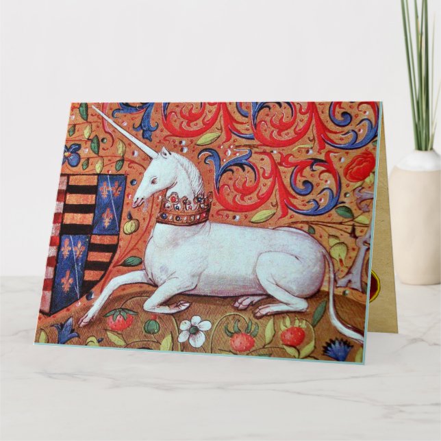 Cartão UNICORN Ruby, Feliz Aniversário (Frente)