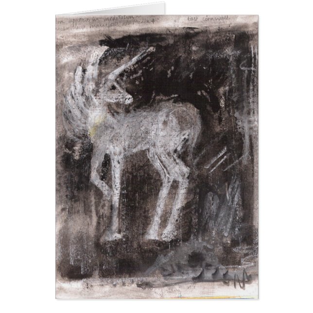 Cartão Unicórnio (Frente)