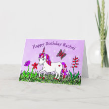 Unicórnio Personalizado, Flores, Borboleta Anivers