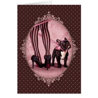 Cartão Unido ao meu Buldogue Francês