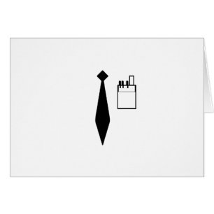 Cartão Uniforme de nerd