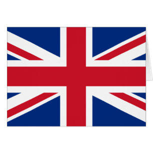Cartão Union Jack Reino Unido