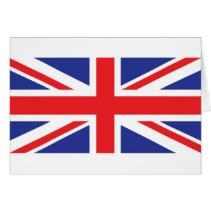 Cartão Union Jack UK Flag