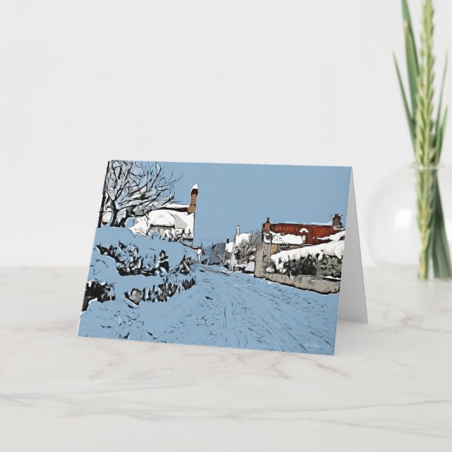 Cartão Union Street, Harthill com Woodall. (Frente)