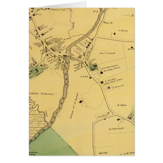 Cartão Unionport, Westchester, Schuylerville (Frente)