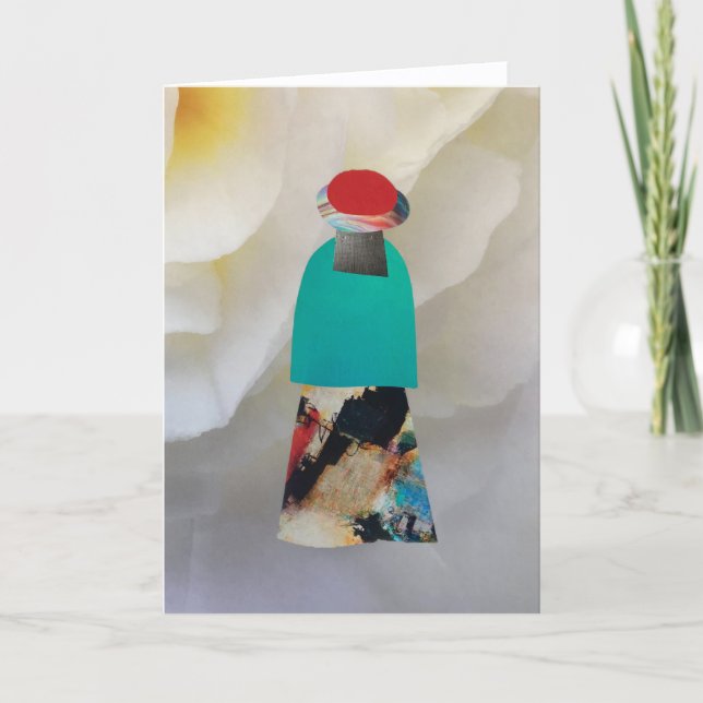 Cartão Unique Collage Earth Mama Cedar Blank Card (Frente)