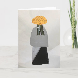 Cartão Unique Collage Earth Mama Vee Blank Card