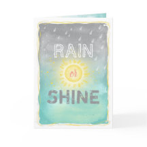 Unique Rain or Shine Monogram Valentine's Day