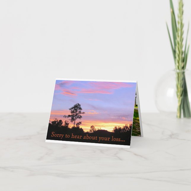 Cartão Unique Sympathy Card (Frente)