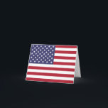 Cartão United States (American) Flag<br><div class="desc">Customizable World Flag Products - Please feel free to add your own text.</div>