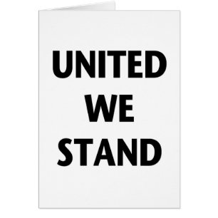 Cartão United We Stand