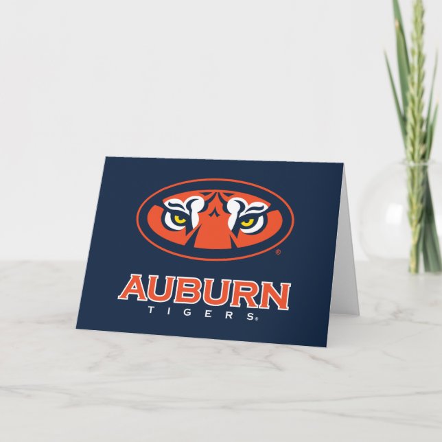 Cartão Universidade Auburn | Auburn Tigers (Frente)