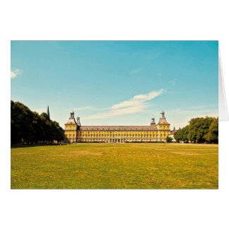 Cartão Universidade de Bonn Alemanha Arte de Filme Retrô