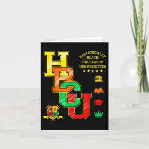 Cartão Universidade de Faculdades Históricas de Roupa Hbc