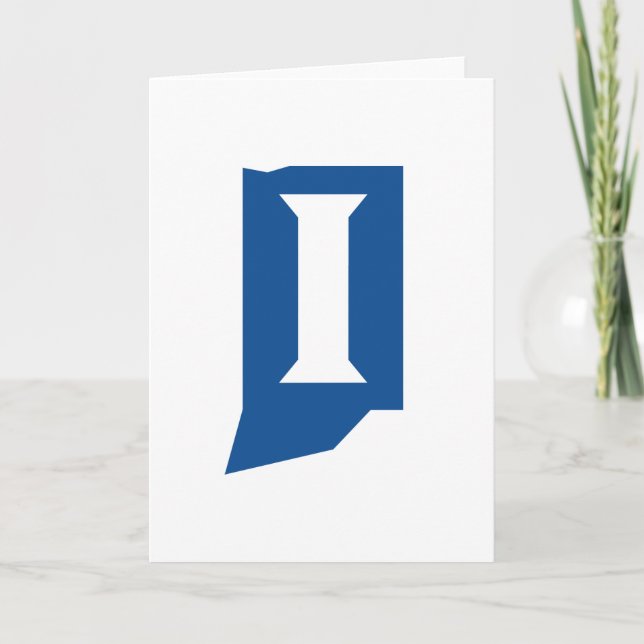 Cartão Universidade Estadual de Indiana (Frente)