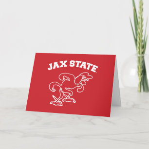 Cartão Universidade Estadual de Jacksonville JAX State Ga