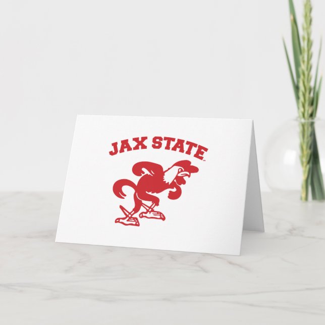 Cartão Universidade Estadual de Jacksonville JAX State Ga (Frente)