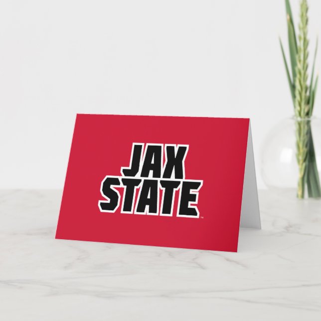 Cartão Universidade Estadual de Jacksonville JAX STATE Te (Frente)