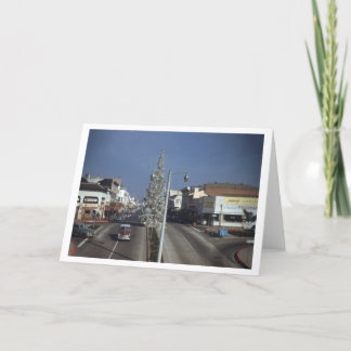 Cartão University Ave. in the 1950s Greeting Card