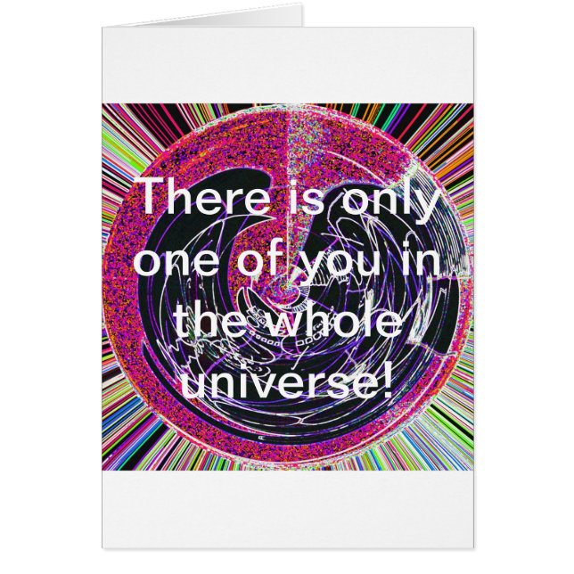 Cartão Universo (Frente)