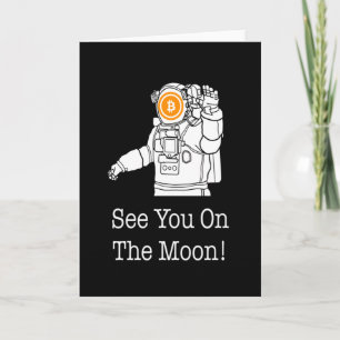 Cartão Unqiue Bitcoin Design