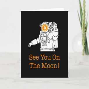 Cartão Unqiue Bitcoin Design