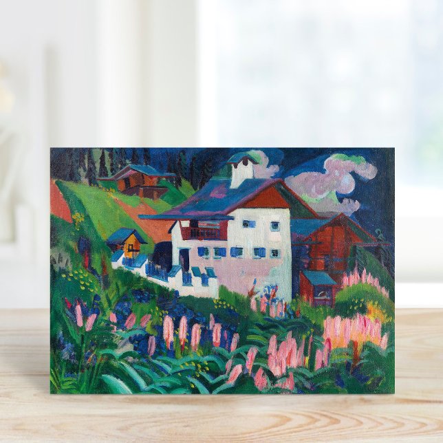 Cartão Unser Haus | Ernst Ludwig Kirchner (Criador carregado)