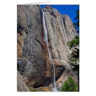 Cartão Upper Yosemite Falls Birthday Card