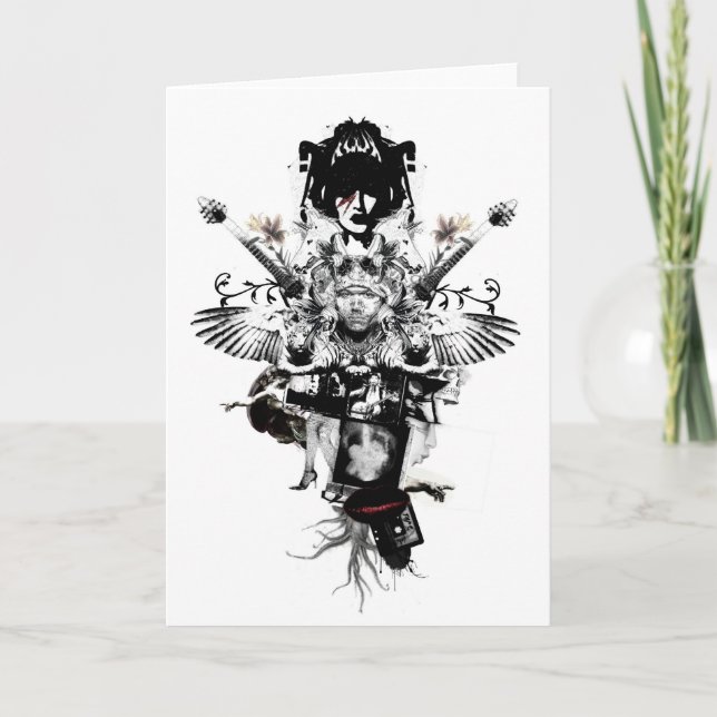 Cartão Urban Cowboy - rockstar - Greeting Card (Frente)