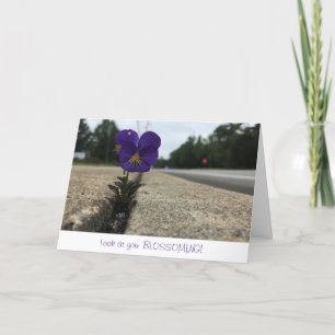 Cartão urban wildflower greeting card (congratulations)