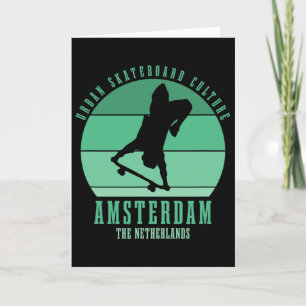 Cartão Urn Skateboarder de Amsterdã Skate 5