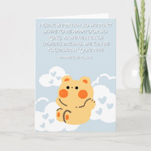 Cartão Ursinho Pooh