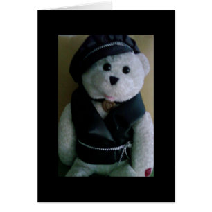 CARTÃO "URSO BIKER LEGAL" PRONTO PARA O NAMORADOS ROCK/RO
