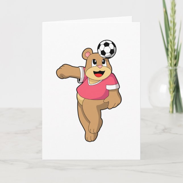 Cartão Urso como jogador de futebol com Soccer.PNG (Frente)
