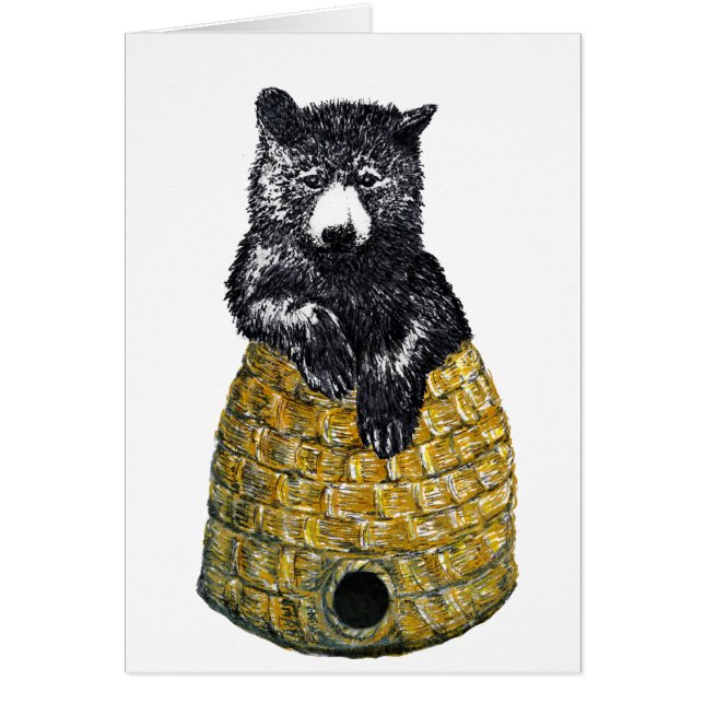 Cartão urso da colmeia (Frente)