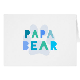 Cartão Urso da papá