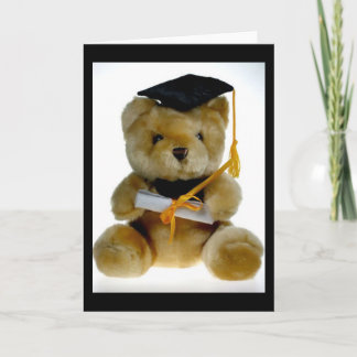 Cartão Urso de Graduação
