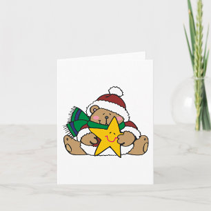 Cartão Urso Estrela