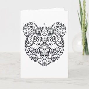 Cartão Urso Inspirado