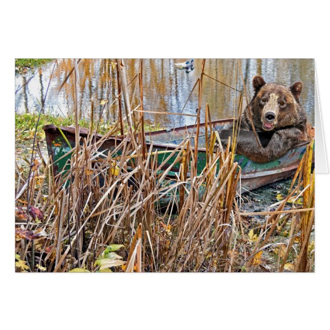 Cartão Urso Ofício (Frente Horizontal)